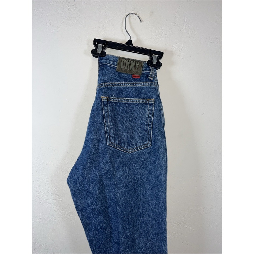 Vintage 90s DKNY Classic High Waist Jeans, Size 4. Made in USA, 100% Cotton